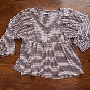 Nwt Sonoma Peplum Top sz S